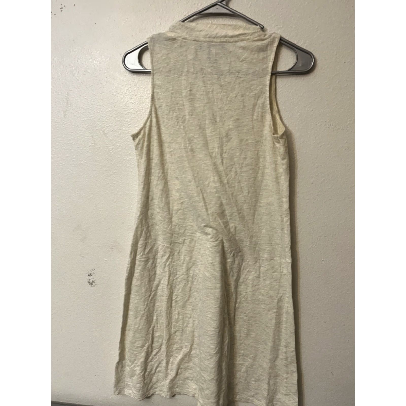 Ralph Lauren Lauren Ralph Lauren 100% Cotton Sleep Shirt Sleeveless V-Neck XS Beige Womens Shirt Limited Size XS / US 0-2 / IT 36-38 - 3 Thumbnail