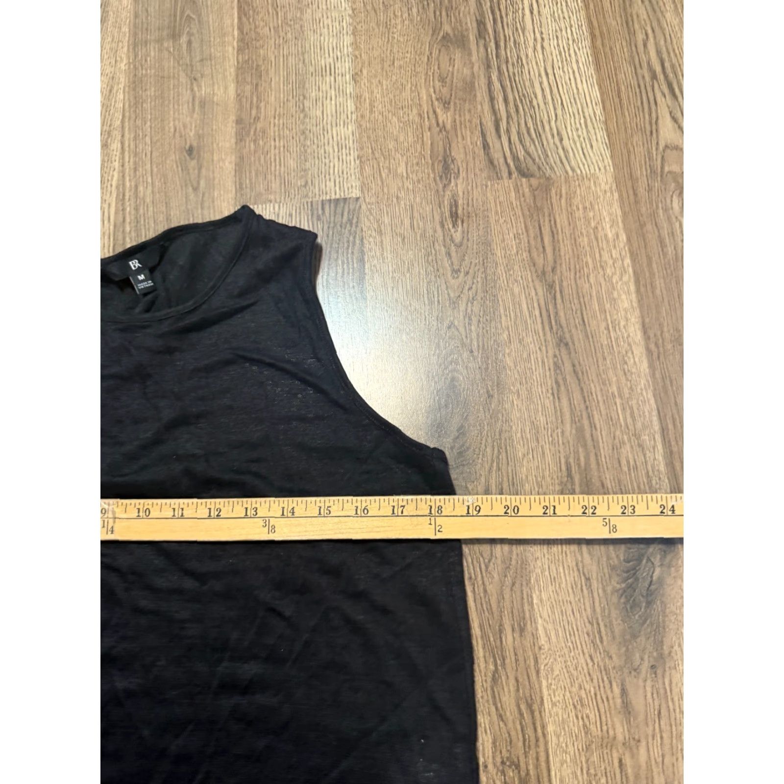 Vintage BR Tank Top Women's Medium Black Sleeveless Shirt Pullover Round Neck Casual Modern Basic Size M / US 6-8 / IT 42-44 - 6 Thumbnail