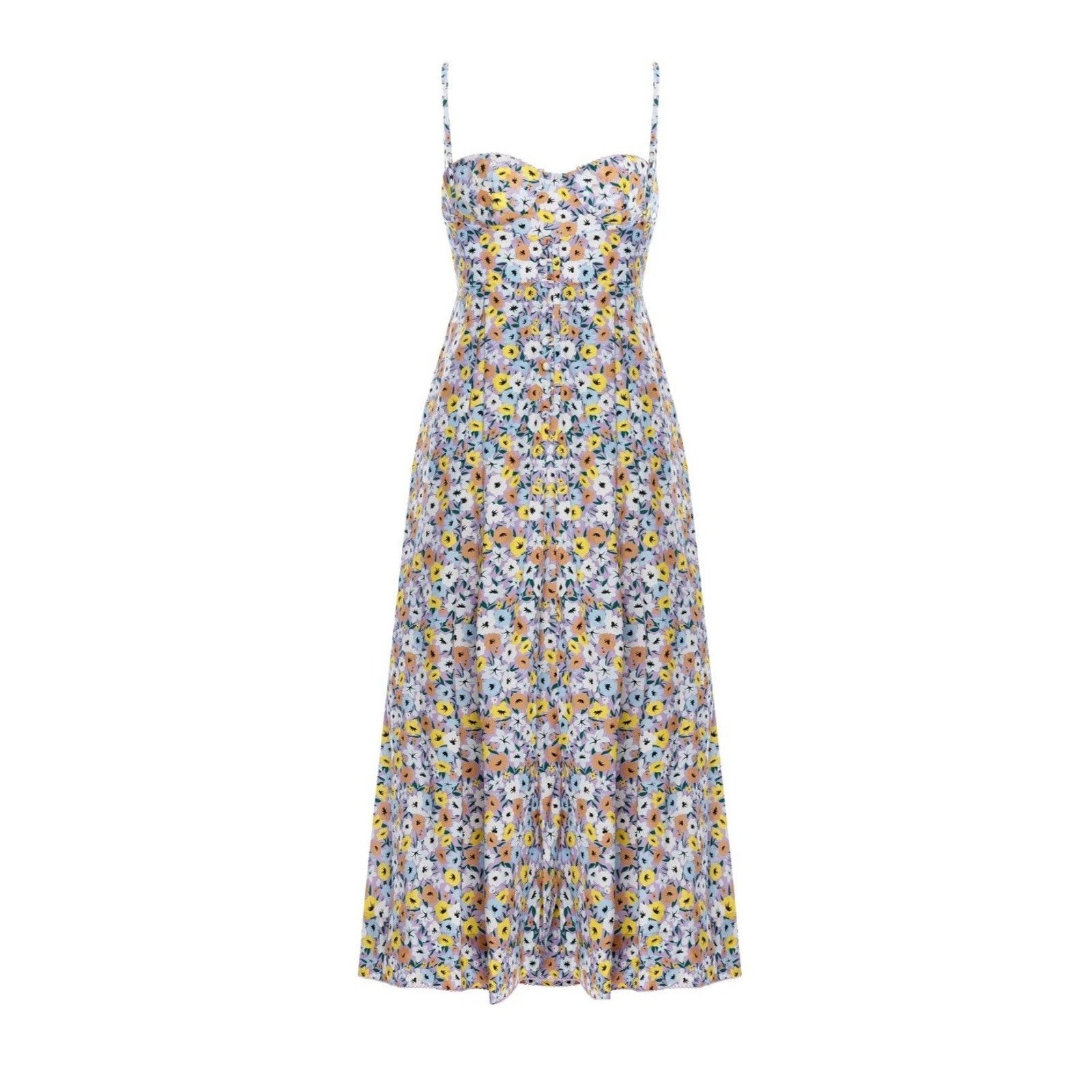 AGUA by Agua Bendita Agua By Agua Bendita Mambo La Fania Lila Dress Small $680 Size S / US 4 / IT 40 - 5 Thumbnail