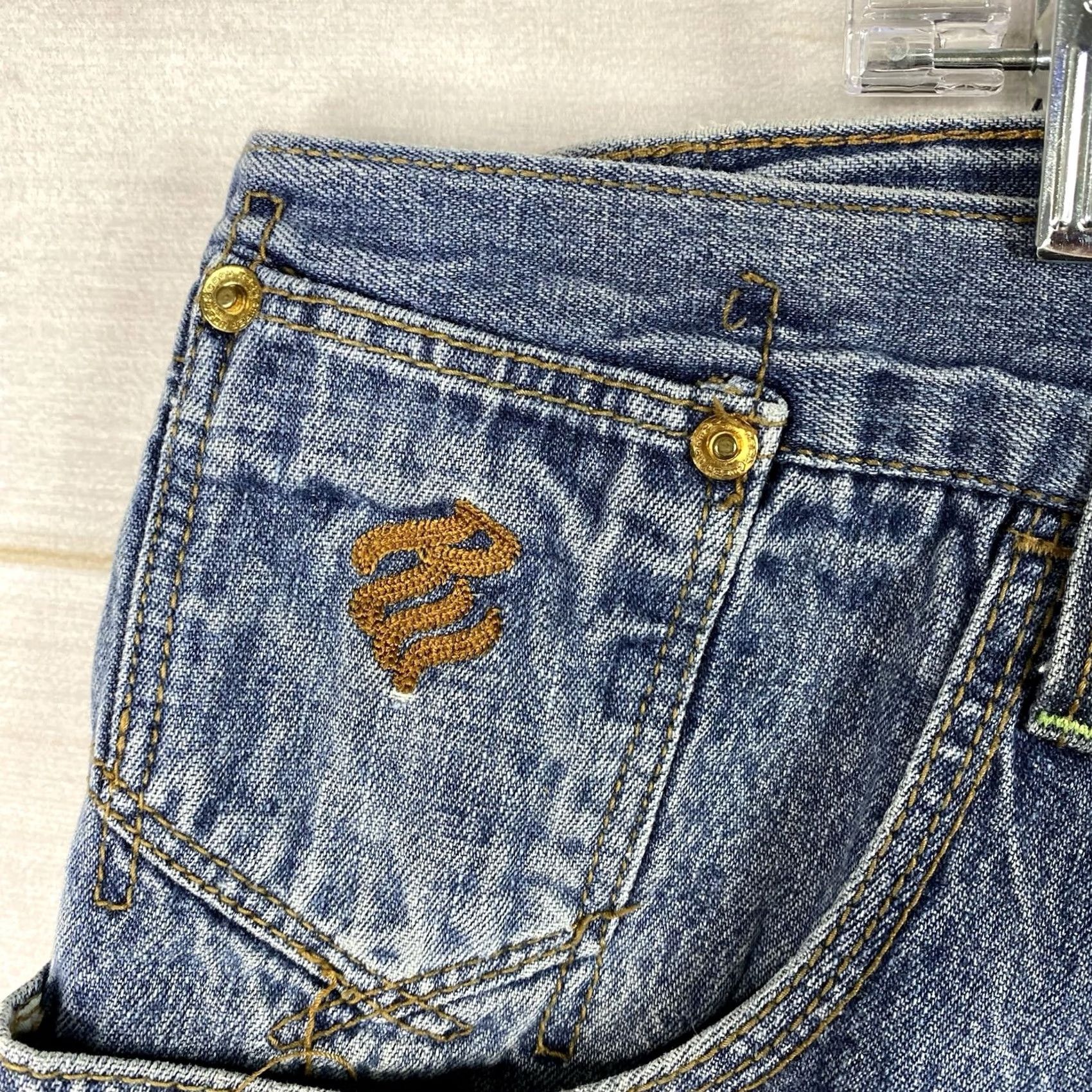 Rocawear VINTAGE Rocawear Shorts Mens 44 Baggy Y2K Denim Jorts Hip Hop Grunge Embroidered Shorts Size US 44 / EU 60 - 3 Thumbnail