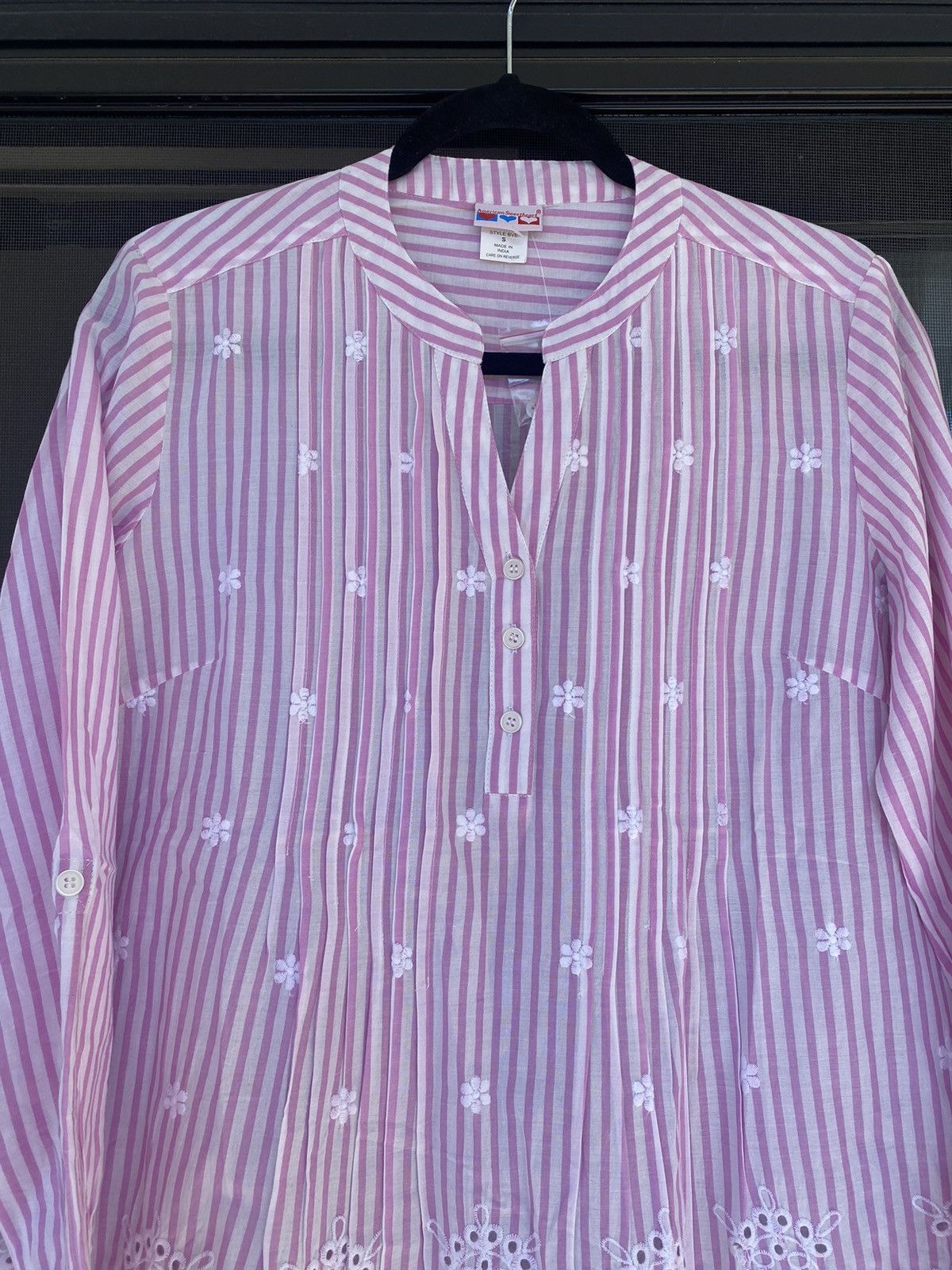 Other American Sweetheart Women's Size S Pink Cotton Scallop Size S / US 4 / IT 40 - 2 Thumbnail