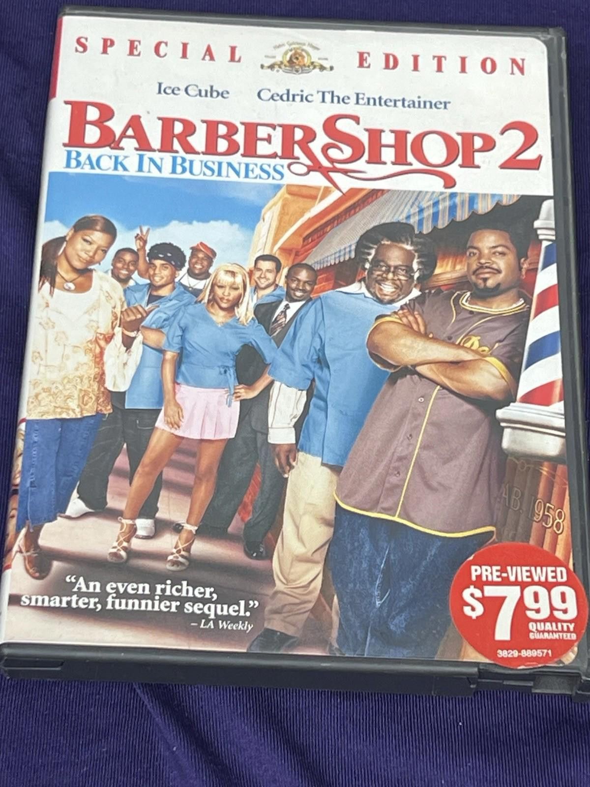 Other Barbershop 2: Back in Business (DVD, 2004, Special Edition) Size ONE SIZE - 1 Thumbnail