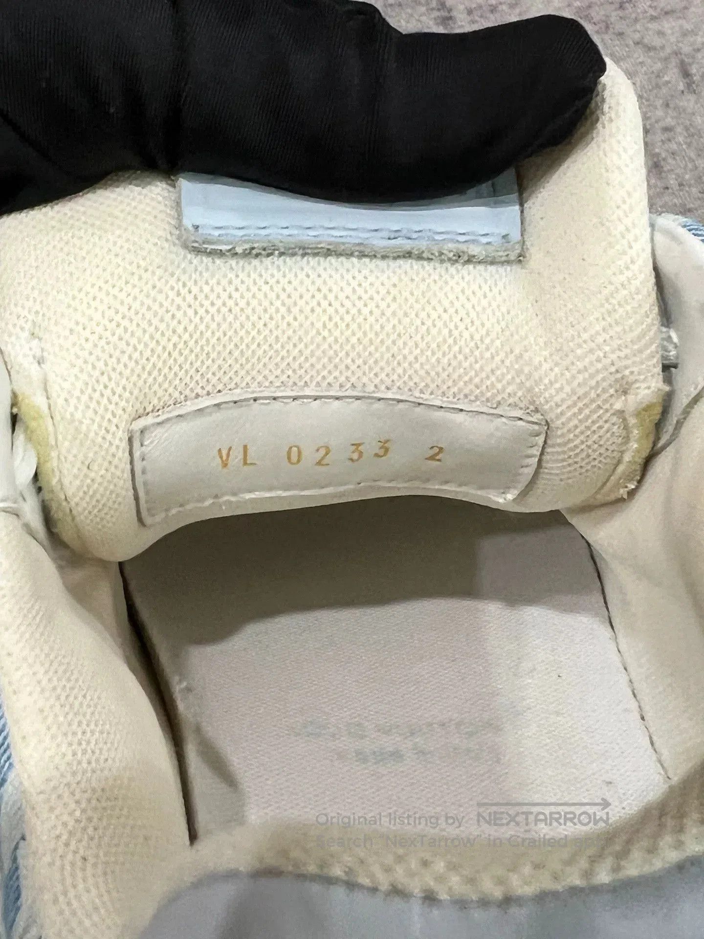 Louis Vuitton lv striped trainer shoes in blue. Size US 5 / EU 37 - 7 Thumbnail