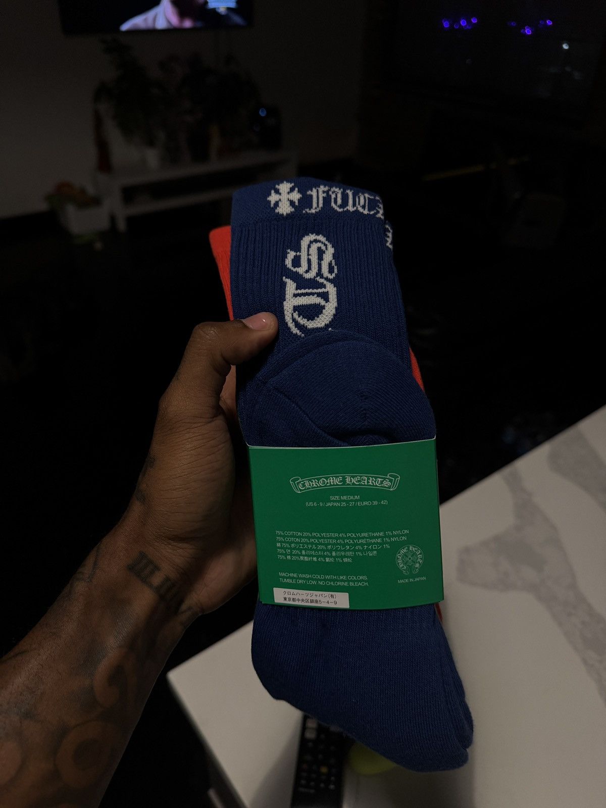 Chrome Hearts × Matty Boy Chrome Hearts Socks Size ONE SIZE - 3 Thumbnail