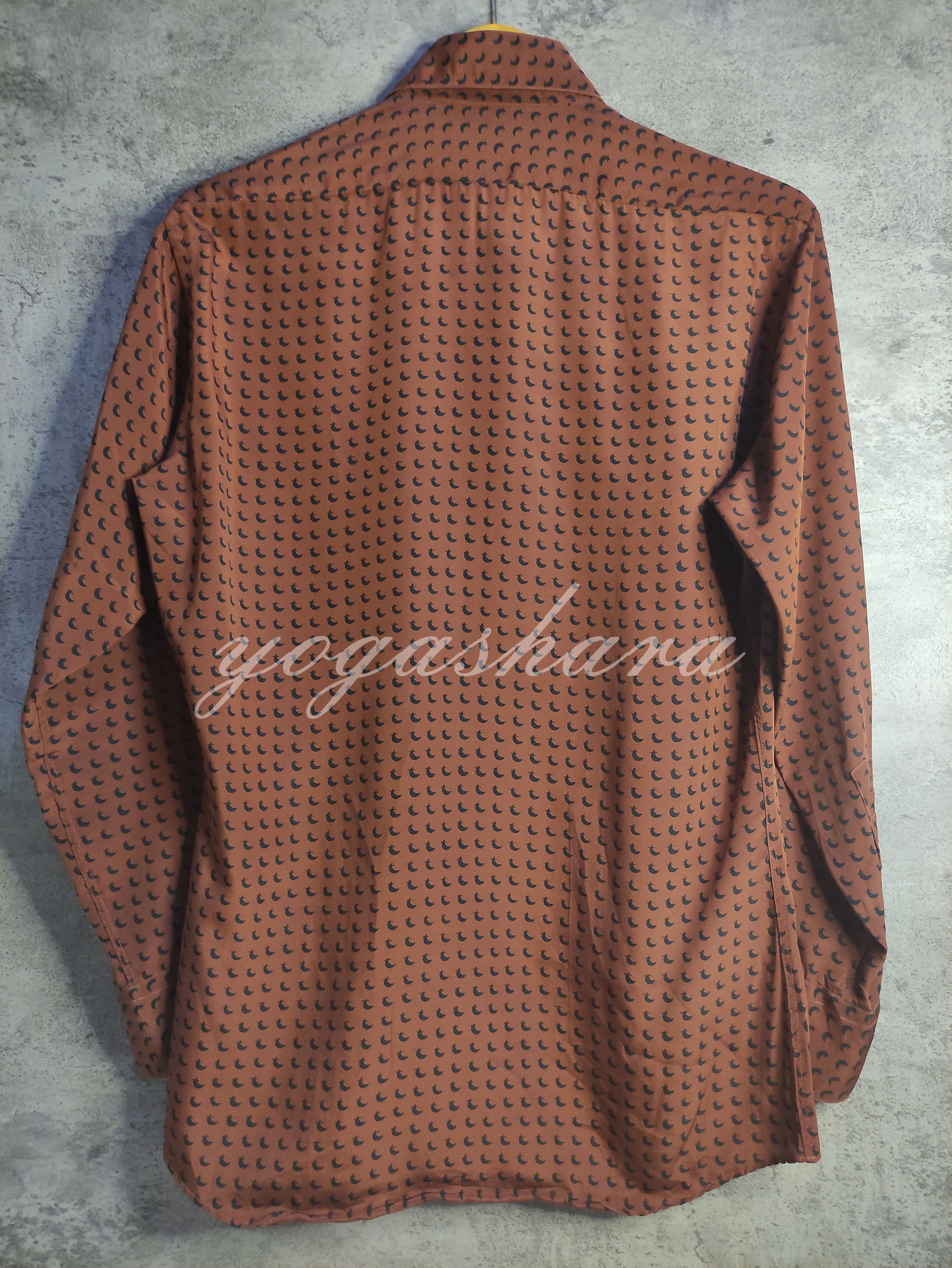 Hermes × Vintage Vintage Luxury - Hermes 'Moon' Silk Shirt Size US M / EU 48-50 / 2 - 2 Thumbnail