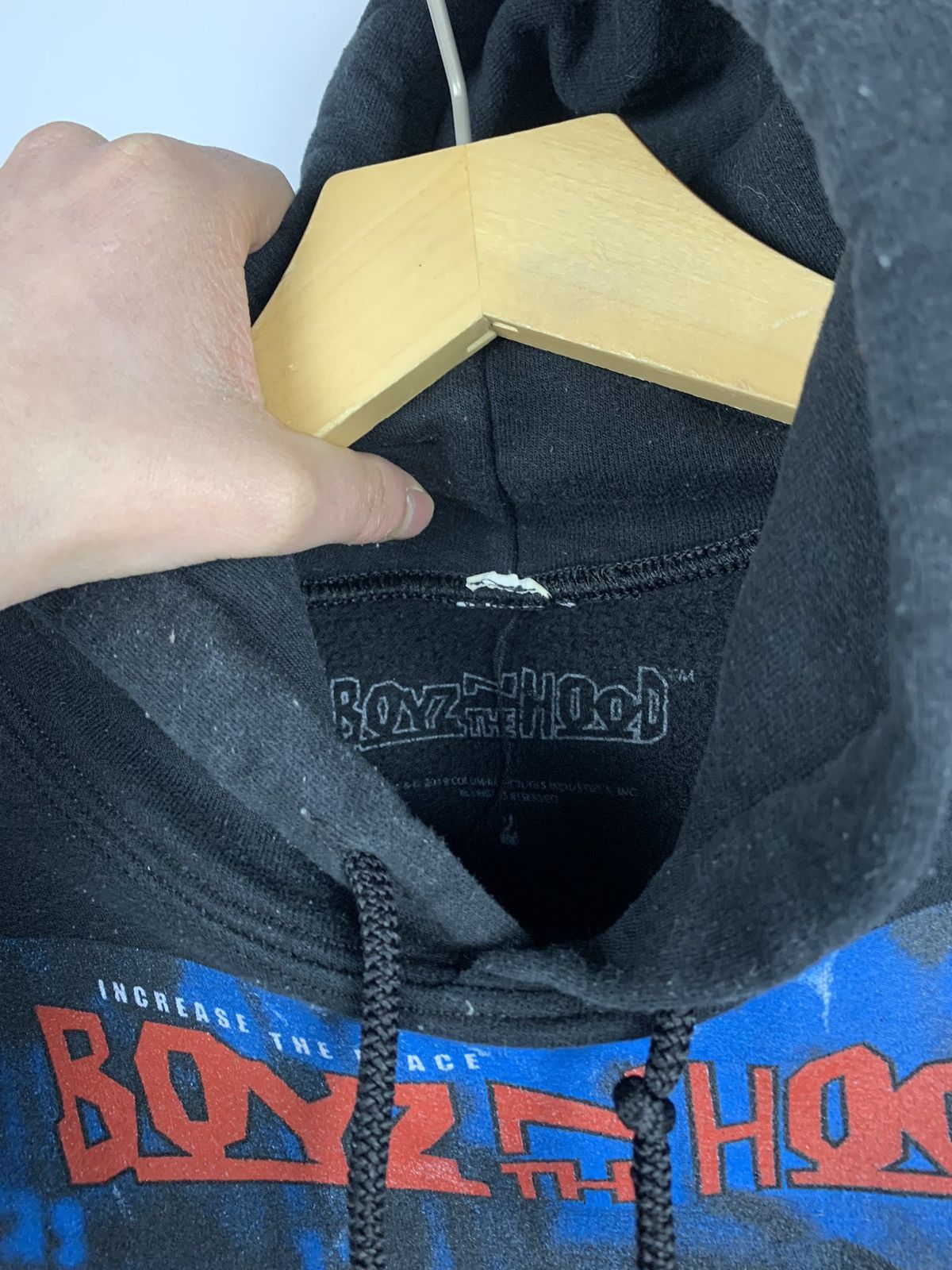 Rap Tees Vintage Ice Cube Hoodie Boys In The Hood Faded Black Hood Size US S / EU 44-46 / 1 - 5 Thumbnail