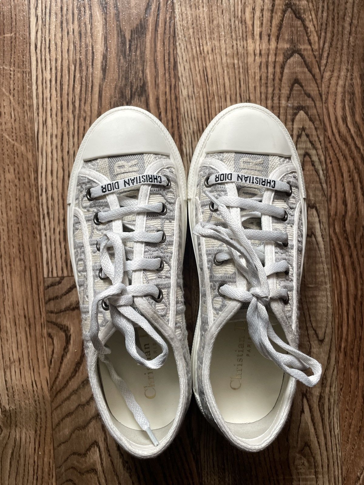 Christian Dior Monsieur CHRISTIAN DIOR - Walk'N'Dior Canvas Low-Top Sneakers Size US 5 / IT 35 - 10 Thumbnail