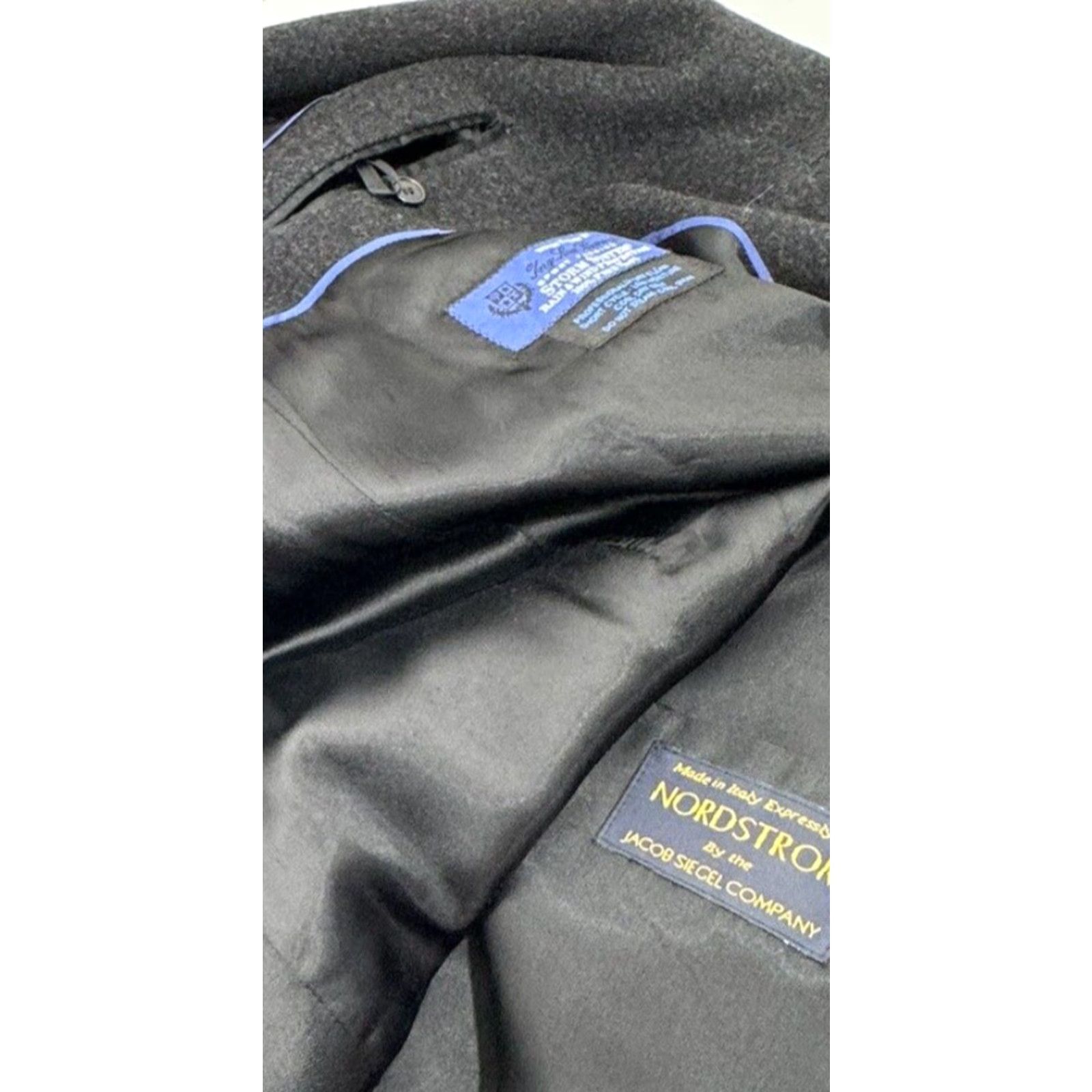 Loro Piana LORO PIANA STORM SYSTEM WOOL / NORDSTROM 42 R Overcoat Men Wool Charcoal / Dark Gray Storm System Overcoat 42 Mens Size US XS / EU 42 / 0 - 4 Thumbnail