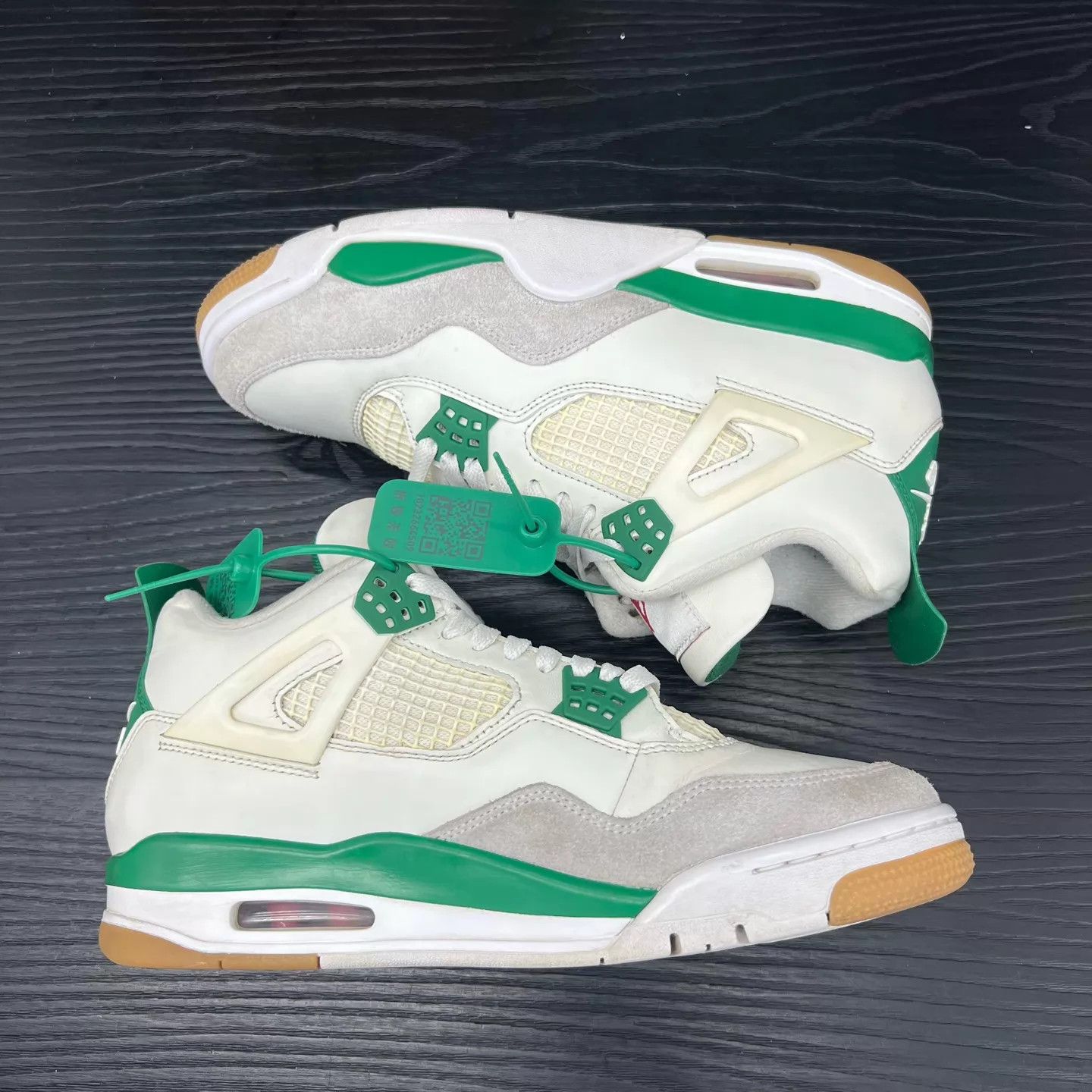 Nike Air Jordan 4 SB White/Green Size 43 Boxed New Size US 10 / EU 43 - 5 Thumbnail