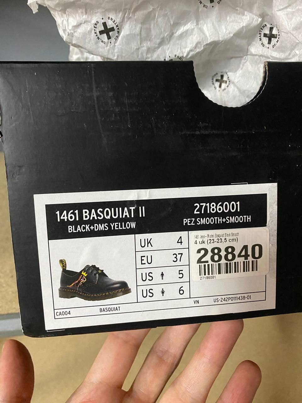 Dr. Martens Dr. Martens 1461 x Jean-Michel Basquiat Limited Collection Size US 6.5 / IT 36.5 - 4 Thumbnail