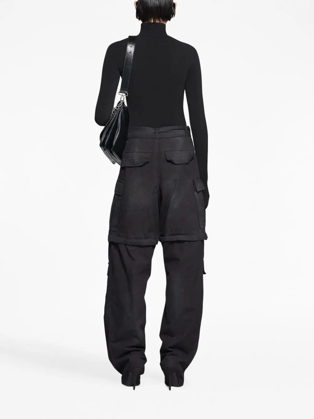 Balenciaga o1mt1gz1224 Gloves Sweater in Black Size US L / EU 52-54 / 3 - 5 Thumbnail