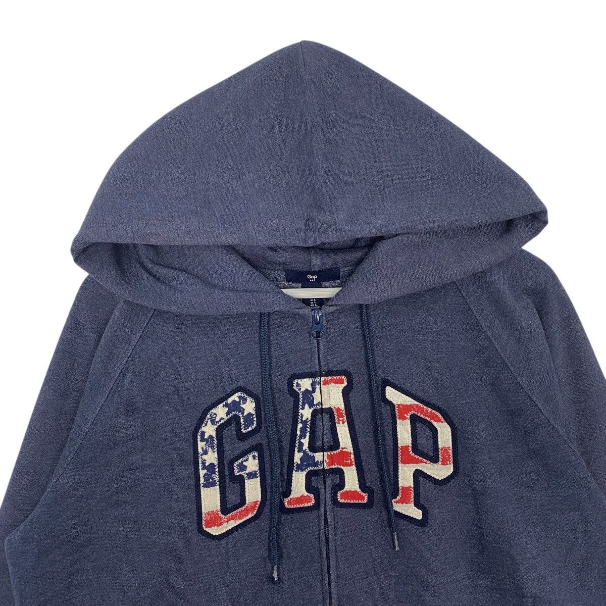 Vintage Vintage Gap Hoodie Big Logo Blue Pullover Jumper Size L Size US L / EU 52-54 / 3 - 4 Thumbnail