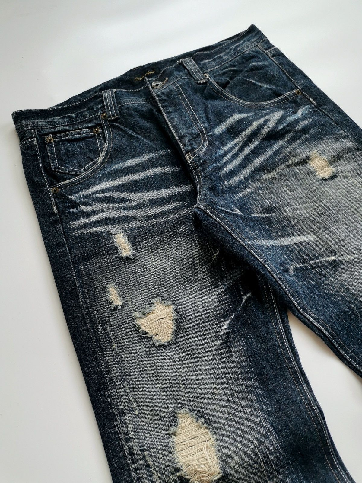 Tornado Mart Beach Sound Flared Bootcut Zipper Jeans Size US 34 / EU 50 - 5 Thumbnail