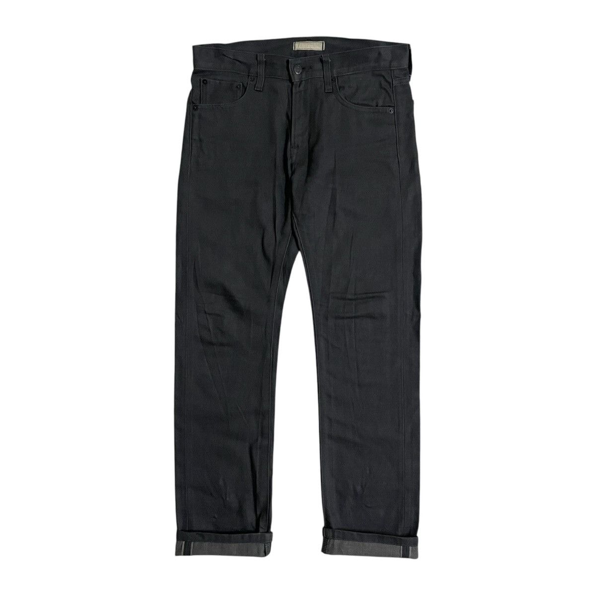 Japanese Brand ORIGINAL SELVEDGE UNIQLO SLIM STRAIGHT (32×40) Size US 30 / EU 46 - 2 Thumbnail