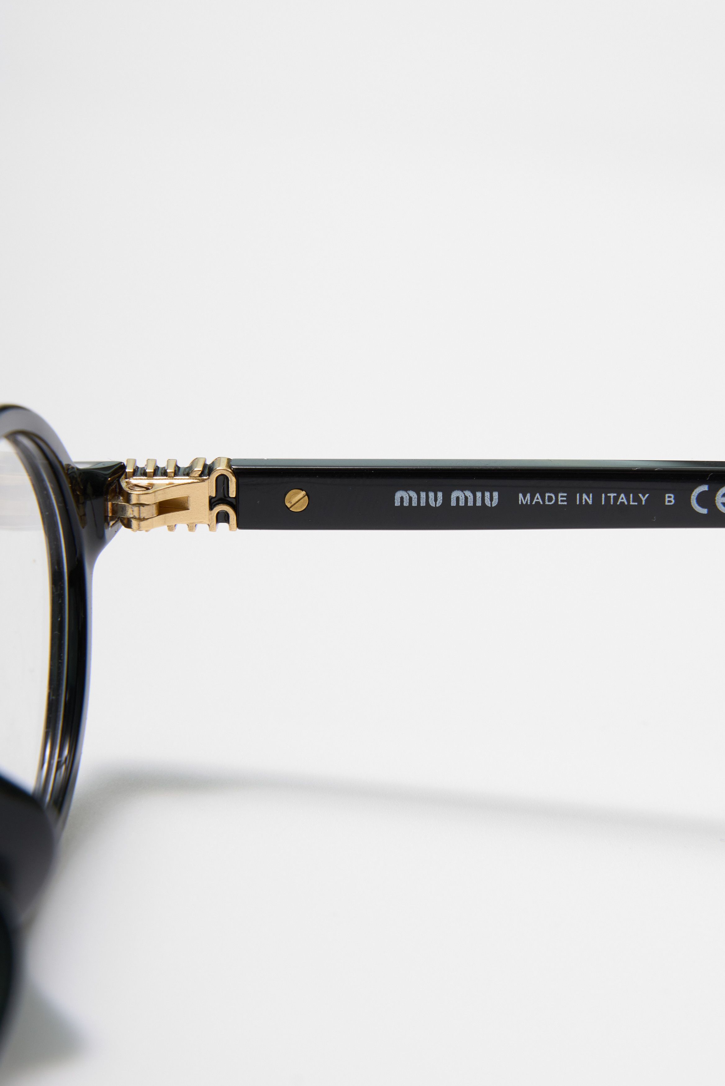 Miu Miu MIU MIU MU 01XV 1AB1O1 Eyewear Size ONE SIZE - 5 Thumbnail