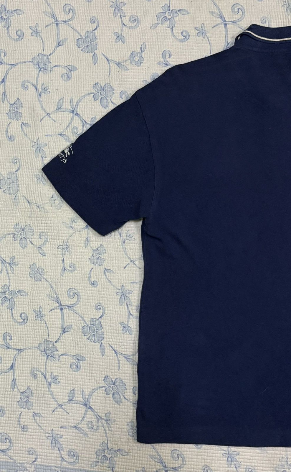 Burberry Burberrys Vintage Golf Polo Shirt Navy Valencia 90s Size US M / EU 48-50 / 2 - 6 Thumbnail