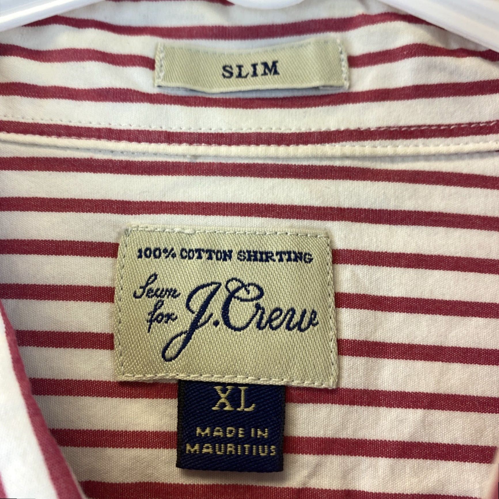J.Crew J.CREW Men’s Button-Up Shirt XL Cotton Casual Slim Fit Multicolor 2010s Preppy Size US XL / EU 56 / 4 - 4 Thumbnail