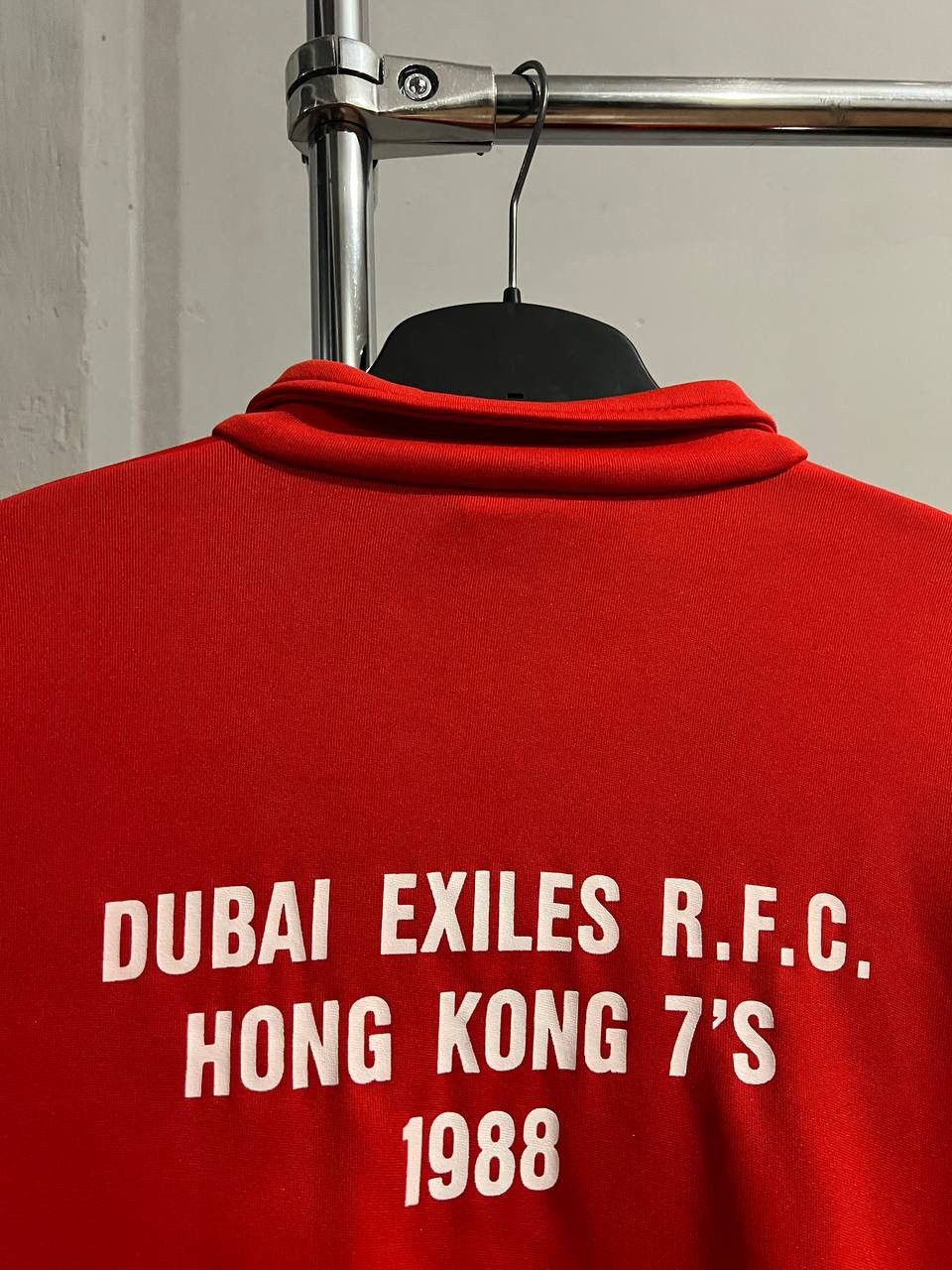 Adidas 1988 DUBAI EXILES RFC HONG KONG SEVENS RUGBY TRACK JACKET L Size US L / EU 52-54 / 3 - 14 Thumbnail
