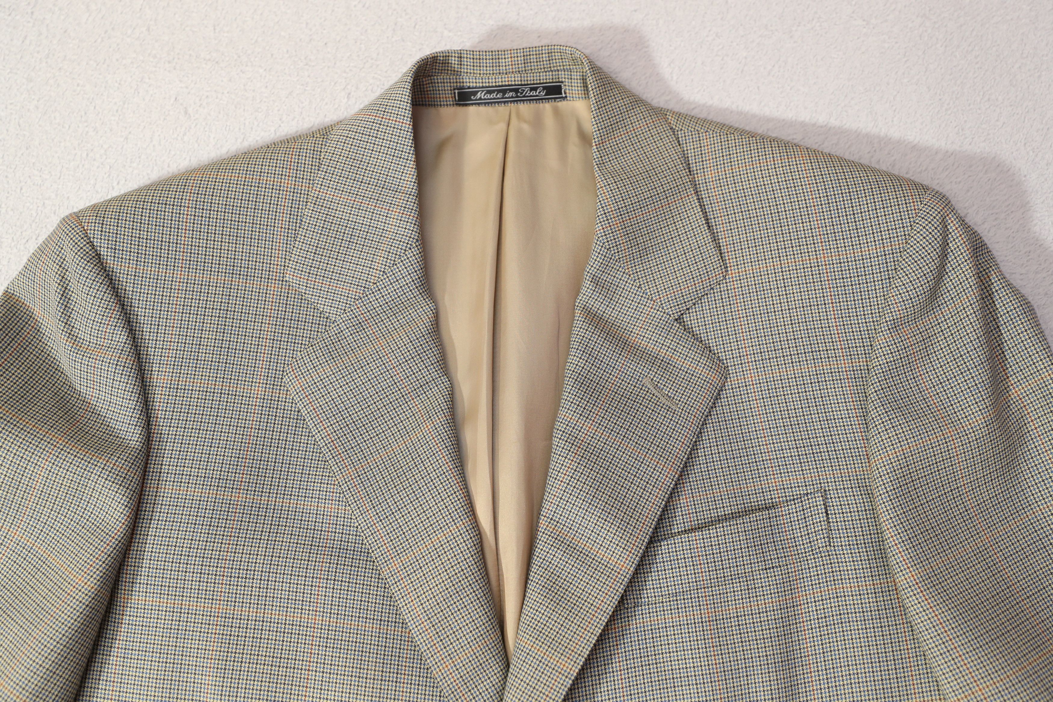 Huntsman H Huntsman & Sons Vintage Houndstooth Suit Jacket (40) Size 40R - 4 Thumbnail