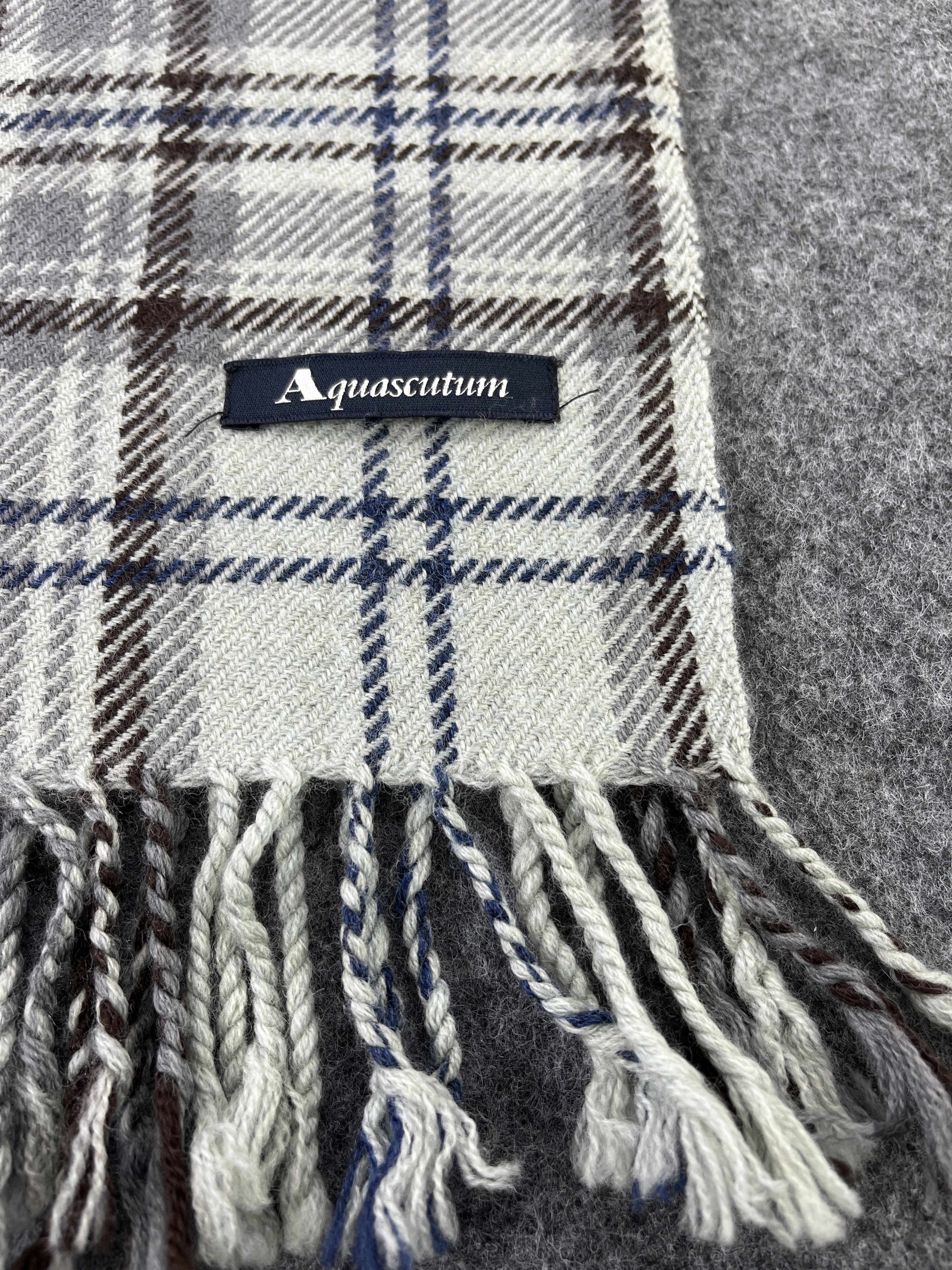 Aquascutum × Vintage Aquasqutum Scarf / Muffler / Neckwear T150 Size ONE SIZE - 5 Thumbnail