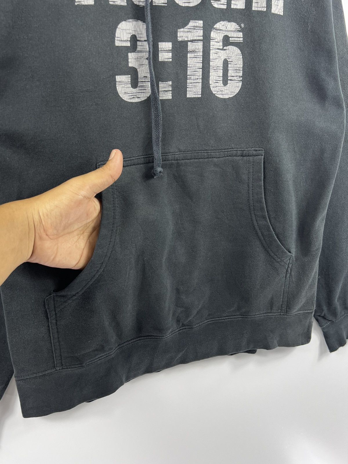 WWE 🥊 WWE Steve Austin 3:16 Stone Cold Hoodie skull back hit Size US S / EU 44-46 / 1 - 6 Thumbnail