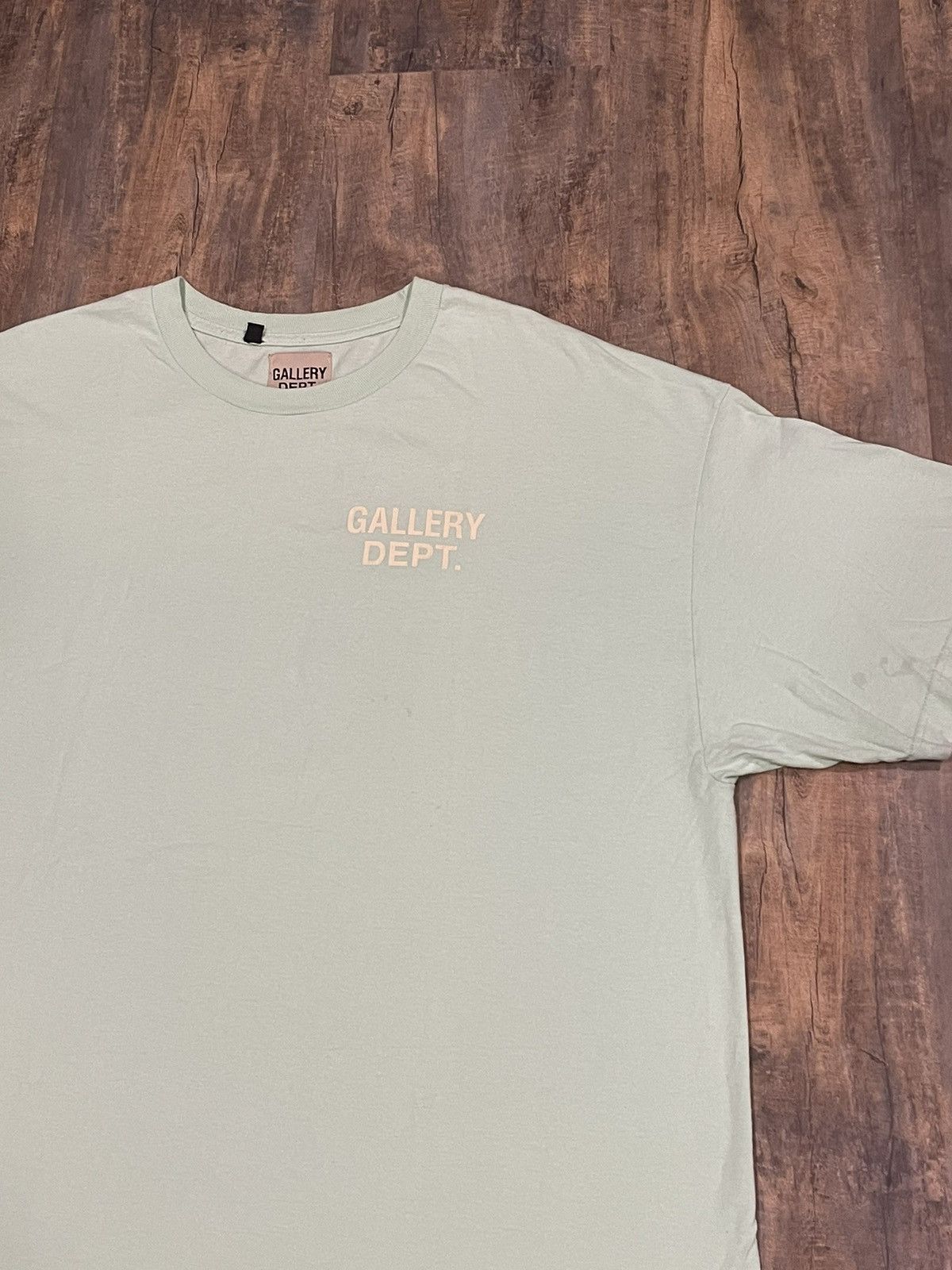 Gallery Dept. RARE Gallery Dept Mint Green Souvenir Logo Tee Size US XL / EU 56 / 4 - 2 Thumbnail