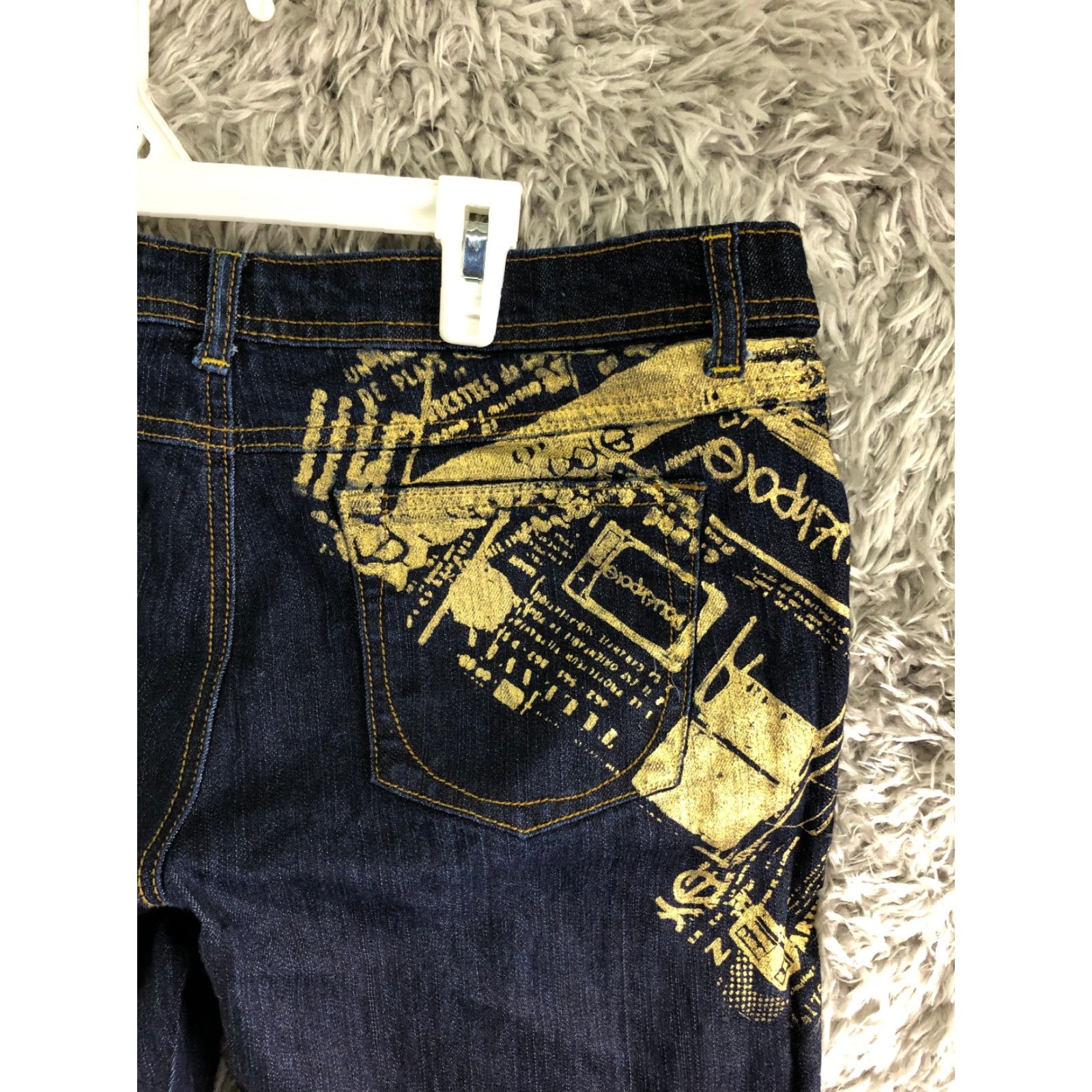 Southpole VINTAGE Southpole Accented Womens Size 13 Mid Rise Bootcut Medium Wash Blue Denim Jeans Size 34" / US 12 / IT 48 - 2 Thumbnail