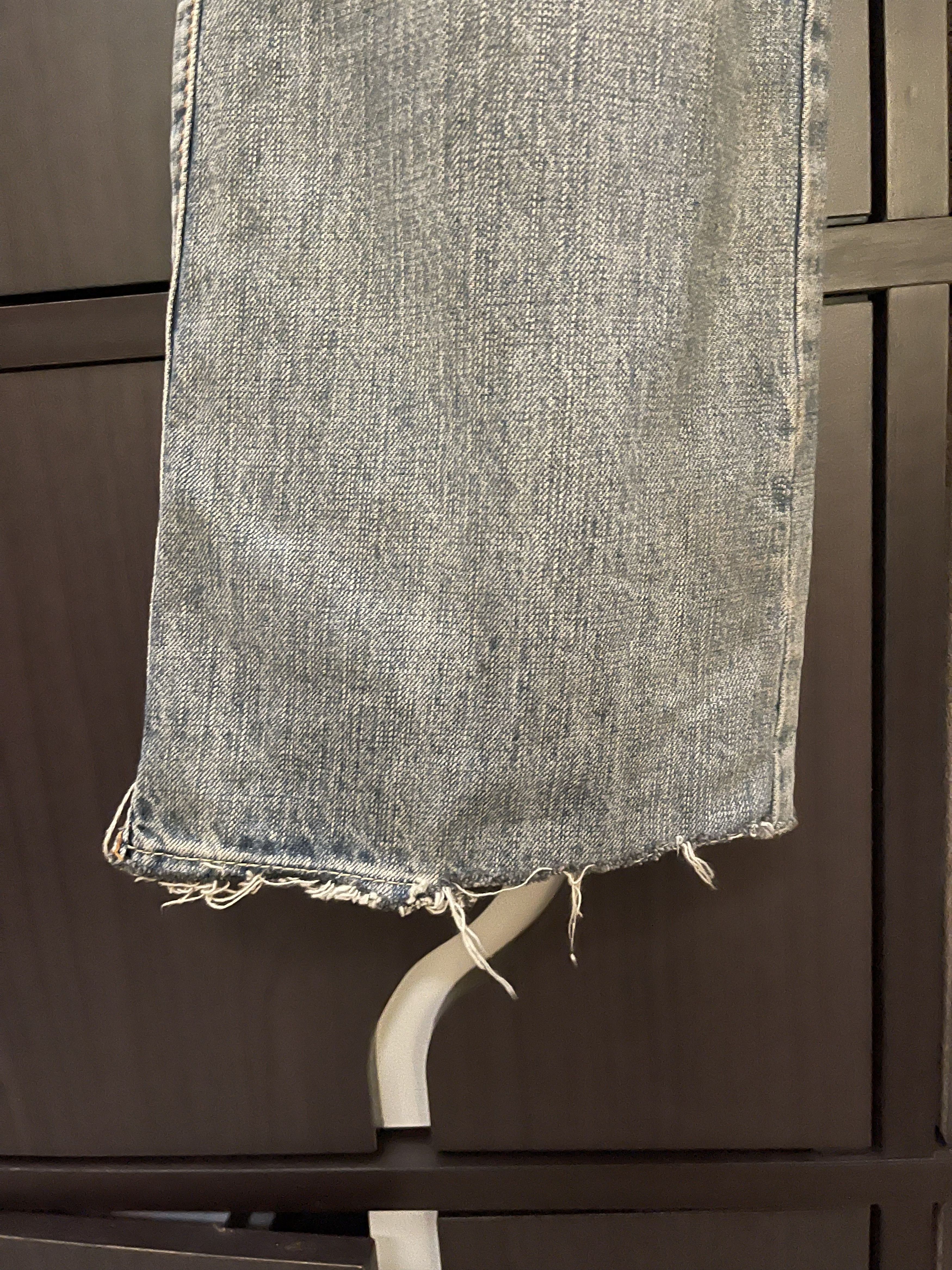 Hysteric Glamour × If Six Was Nine × Le Grande Bleu (L.G.B.) Takaiq.com Phyton Snake Skin Distressed Flared Jeans Size US 32 / EU 48 - 8 Thumbnail