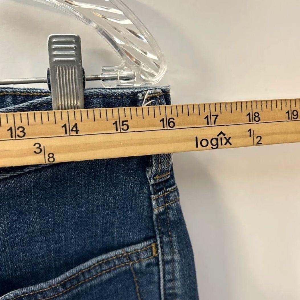 Carhartt Carhartt Jeans Womens 10 Tall Blue Denim 5-Pocket Straight Leg Original Fit Short 30in Inseam Size 32" / US 10 / IT 46 - 7 Thumbnail