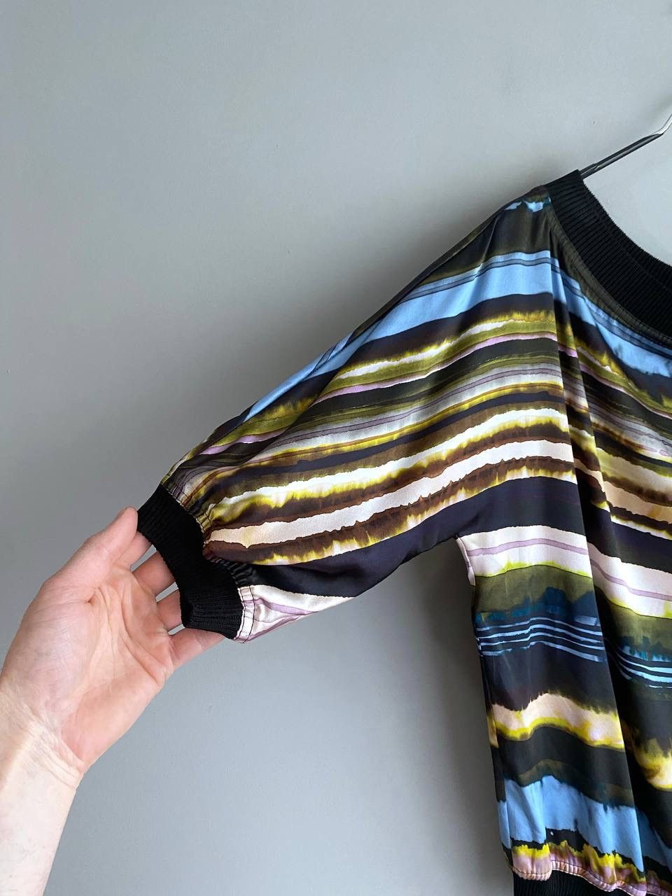 Designer × Jean Paul Gaultier Jean Paul Gaultier Women’s Multicolor Silk Blouse, Size L Size L / US 10 / IT 46 - 5 Thumbnail