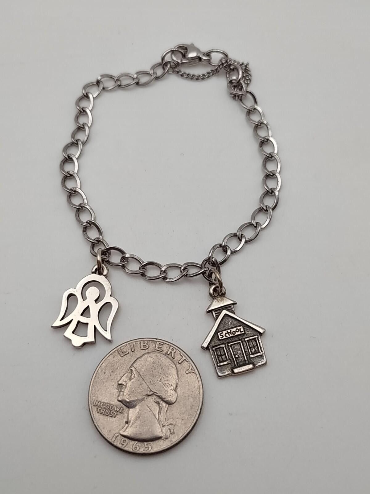 Other James Avery Sterling Teacher Bracelet 7" Soldered Boxed RET Size ONE SIZE - 6 Thumbnail