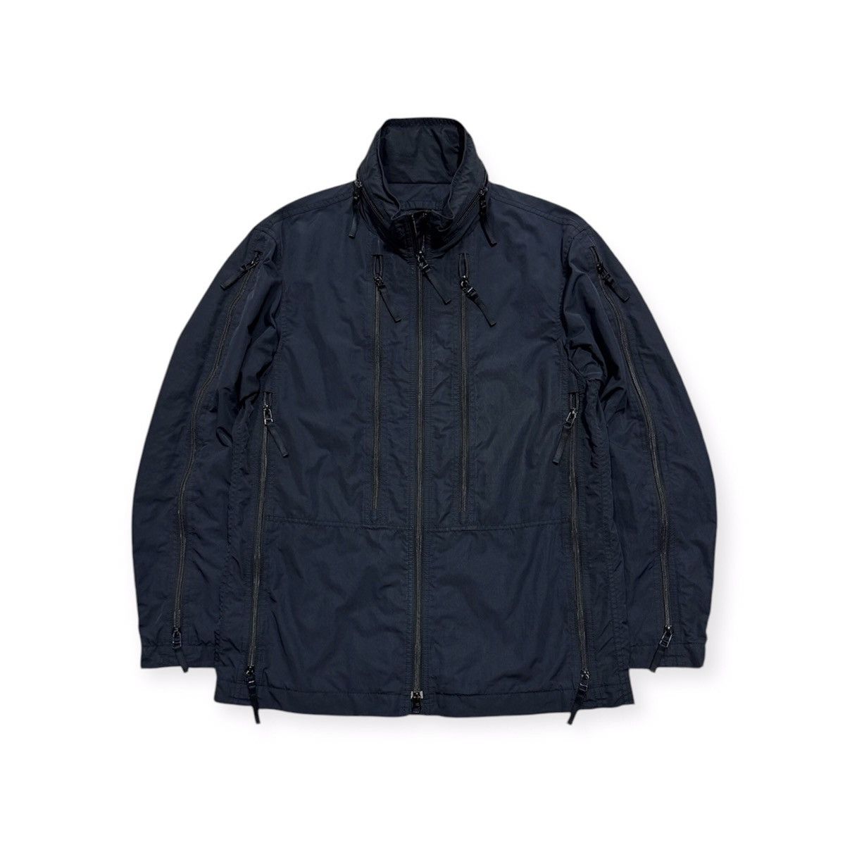 Issey Miyake AW04 Issey Miyake Multi Zipper Parachute Jacket Size US M / EU 48-50 / 2 - 2 Thumbnail