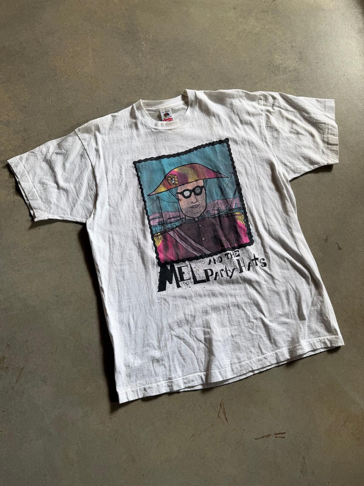 Fruit Of The Loom VTG Mel and The Party Hats Tee Sz XL Size US XL / EU 56 / 4 - 2 Thumbnail