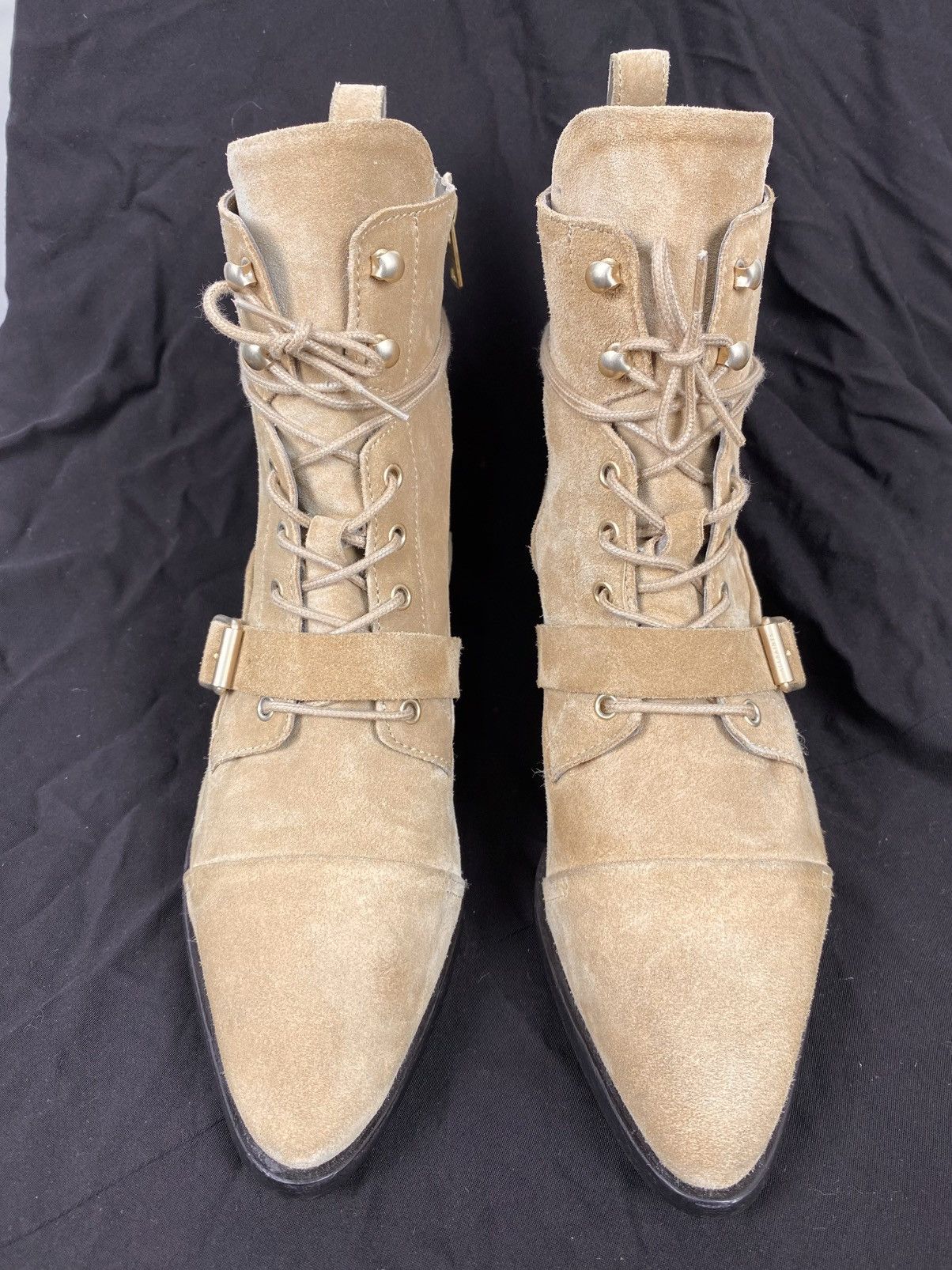 Allsaints All Saints Suede Boots Monk Strap Lace Up size 40 Size US 10 / IT 40 - 2 Thumbnail