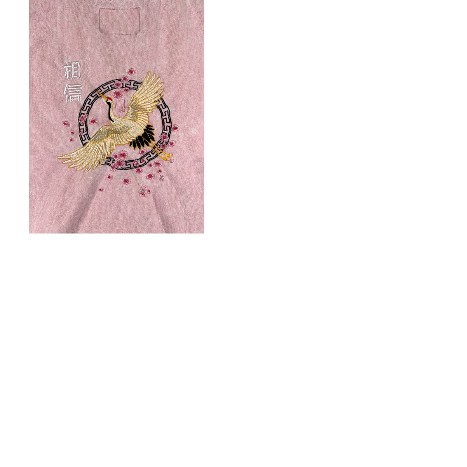 Vintage Blind Rooster Sweatshirt Women XL Pink Believe Embroidered Crane Crew Neck All Seasons Long Sleeve Logo Art Size XL / US 12-14 / IT 48-50 - 10 Thumbnail