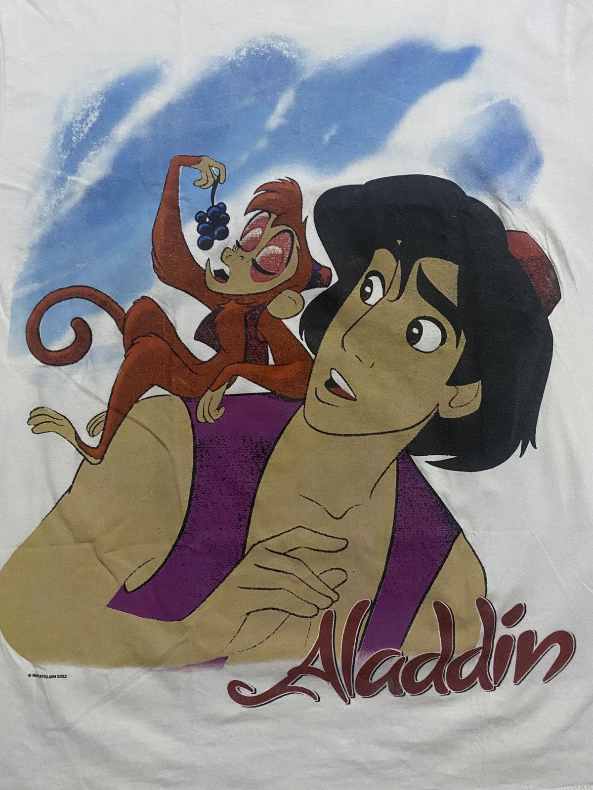 Other Vintage Style Disney Aladdin FanMade DoubleSided Limited Tee Size US XL / EU 56 / 4 - 3 Thumbnail