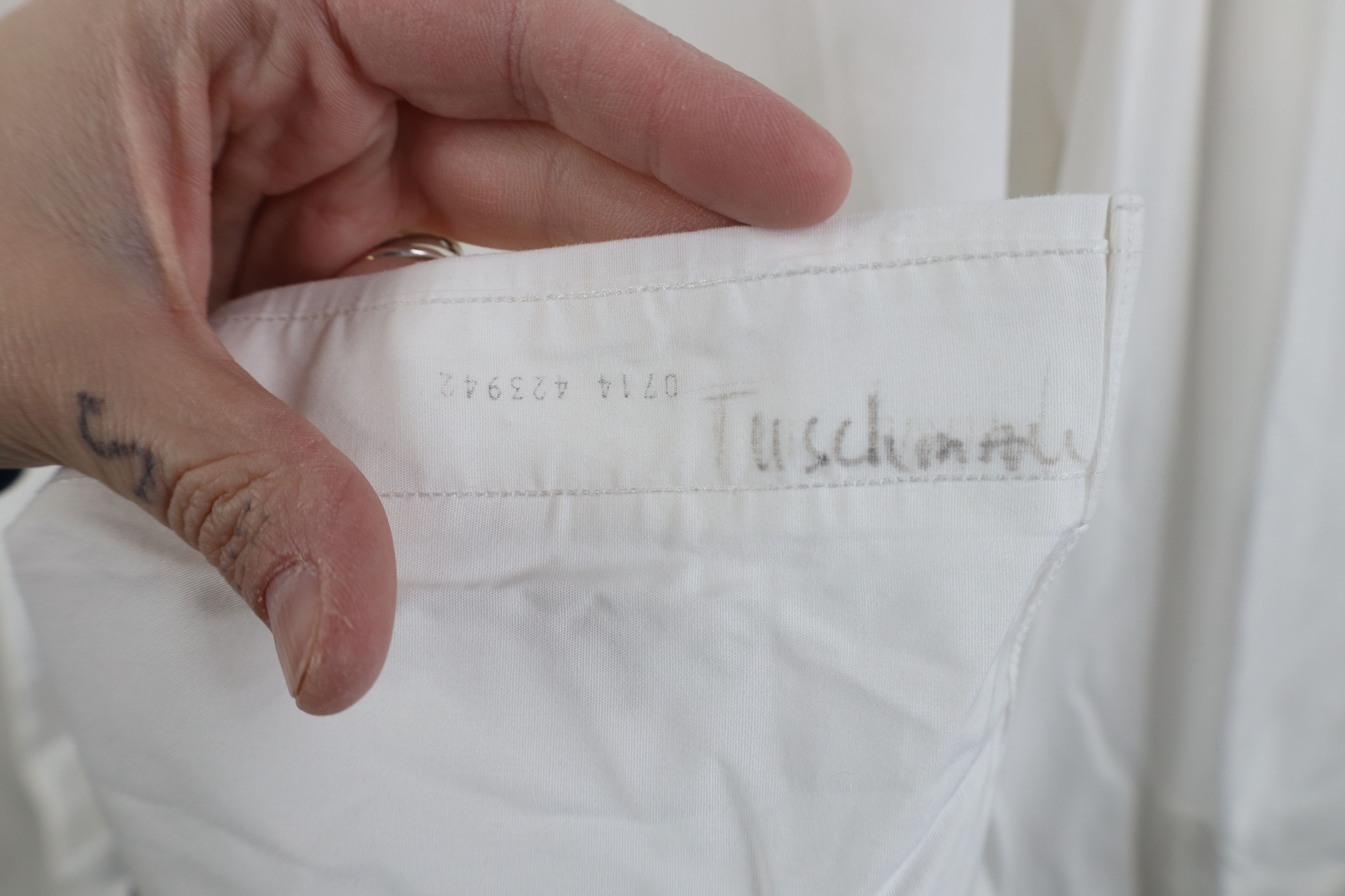 Brooks Brothers Vintage 90s Brooks Brothers Cuff Collared Dress Shirt White Size US M / EU 48-50 / 2 - 9 Thumbnail