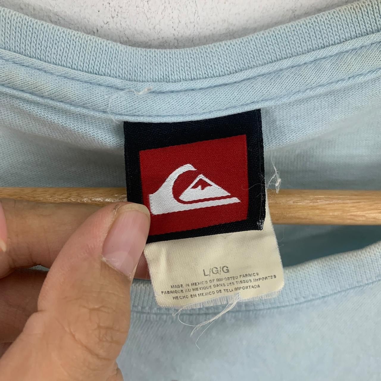 Quiksilver Vintage 90’ QUIKSILVER SURF Discolour Trash Tee Shirt Top Size US L / EU 52-54 / 3 - 4 Thumbnail