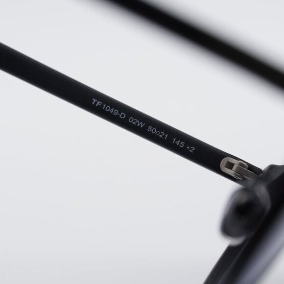 Tom Ford FT1049-D 02W Sunglasses Matte Black Square Frame