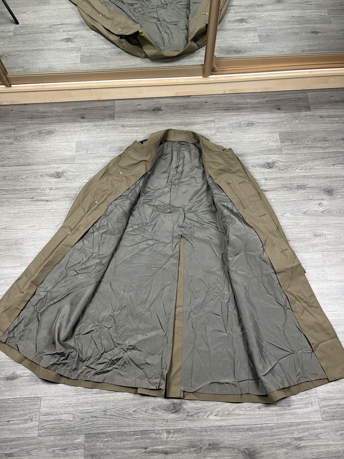 Other Retro Mens Diolen 1973s Trench Coat Size 50 Beige Size US L / EU 52-54 / 3 - 8 Thumbnail