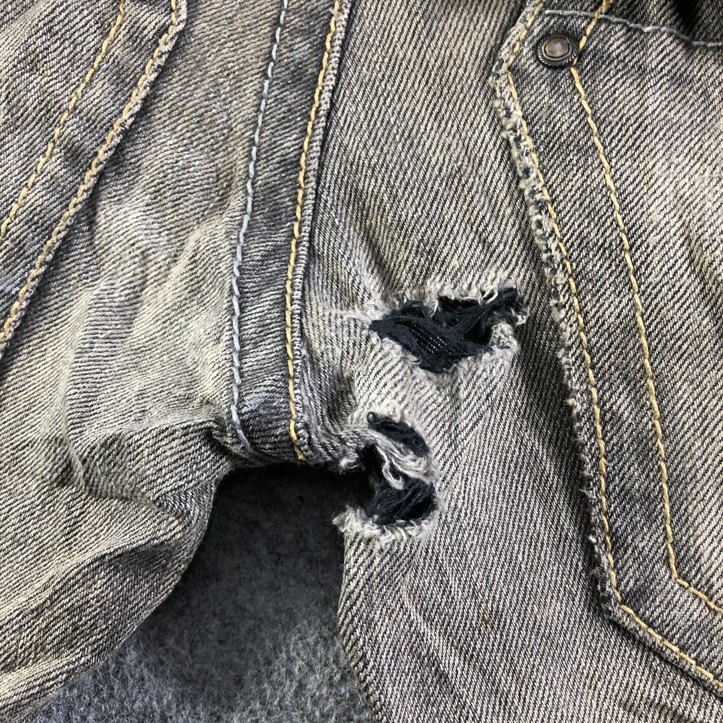 Japanese Brand Vintage Distress Flare Jeans-J4570 Size US 28 / EU 44 - 7 Thumbnail