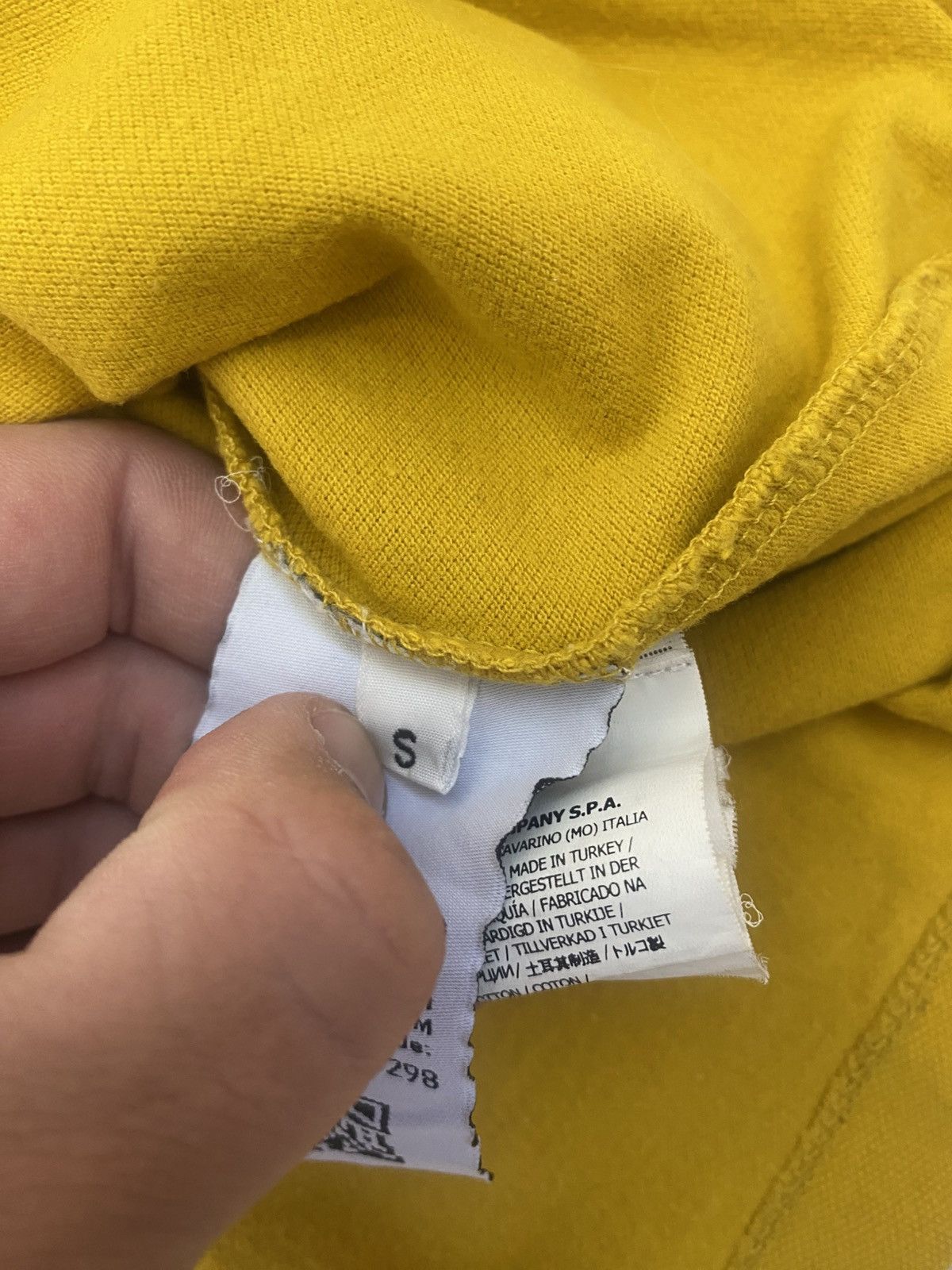 Stone Island Stone Island Polo Mens Yellow Size S Size US S / EU 44-46 / 1 - 5 Thumbnail