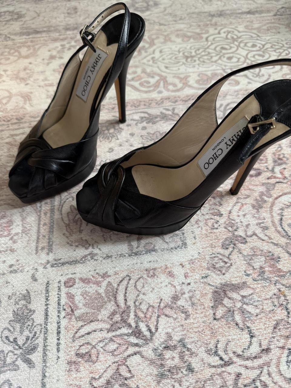 Jimmy Choo Jimmy Choo Leather Heel Size US 5.5 / IT 35.5 - 4 Thumbnail