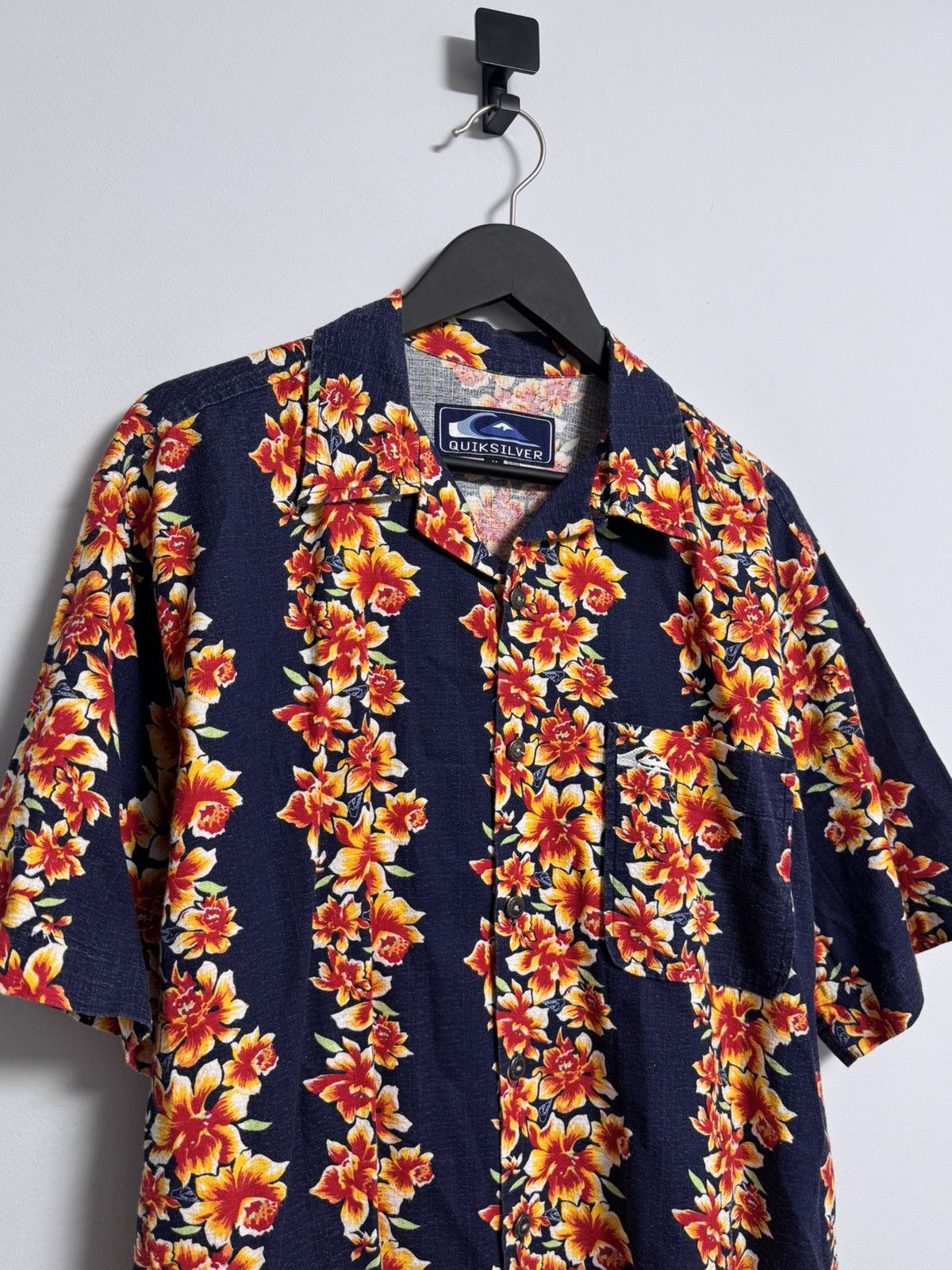 Quiksilver × Vintage 90's Vintage Quiksilver Hawai Button Up Shirt Size US M / EU 48-50 / 2 - 4 Thumbnail