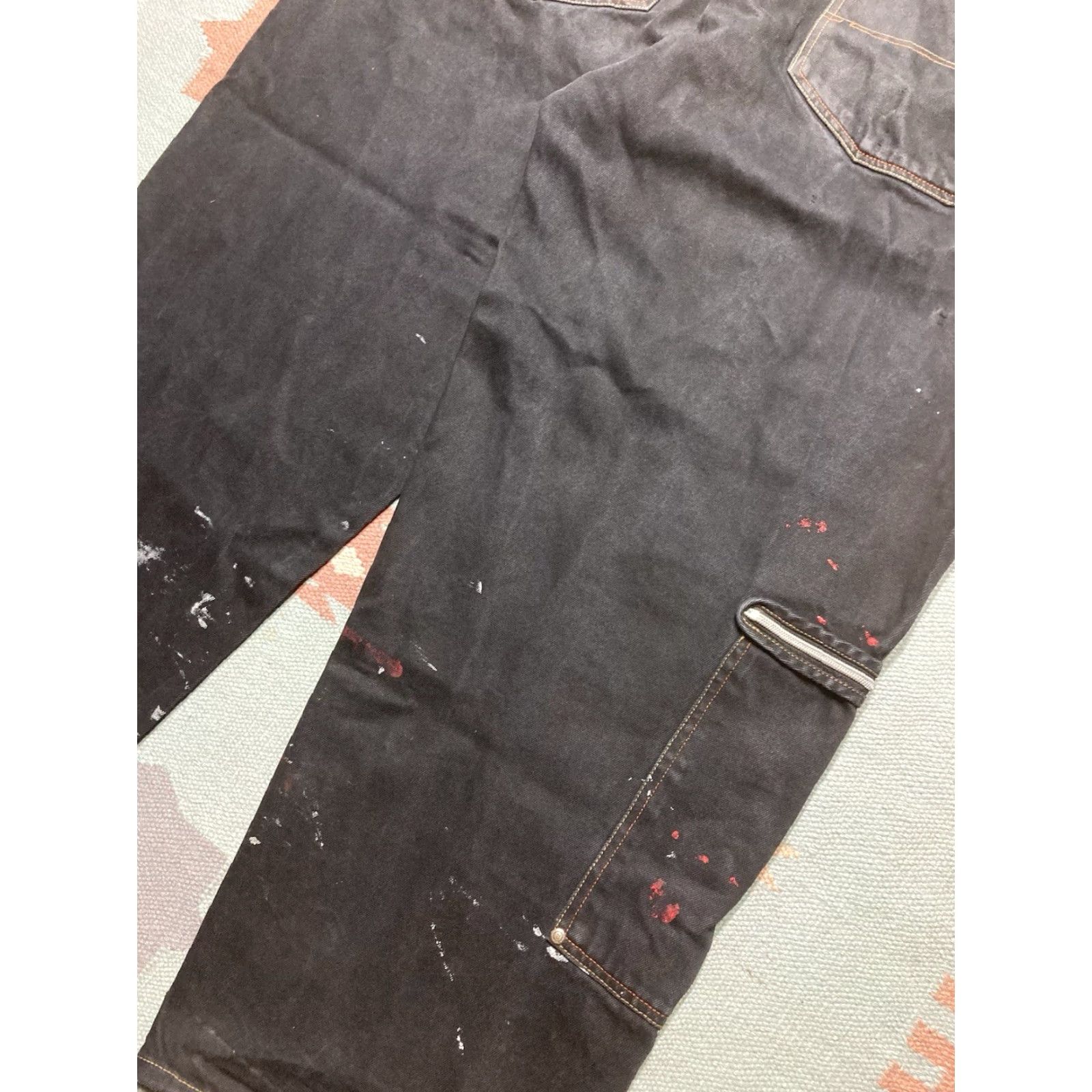 Vintage VINTAGE PACO Jeans Wide-Leg 50x33 Black Mens Size US 34 / EU 50 - 3 Thumbnail