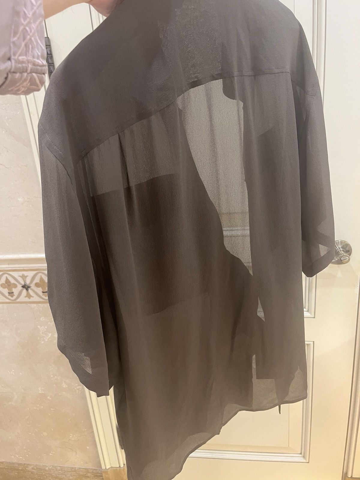 Saint Laurent Paris silk short sleeve shirt.collar size39 Size US M / EU 48-50 / 2 - 16 Thumbnail