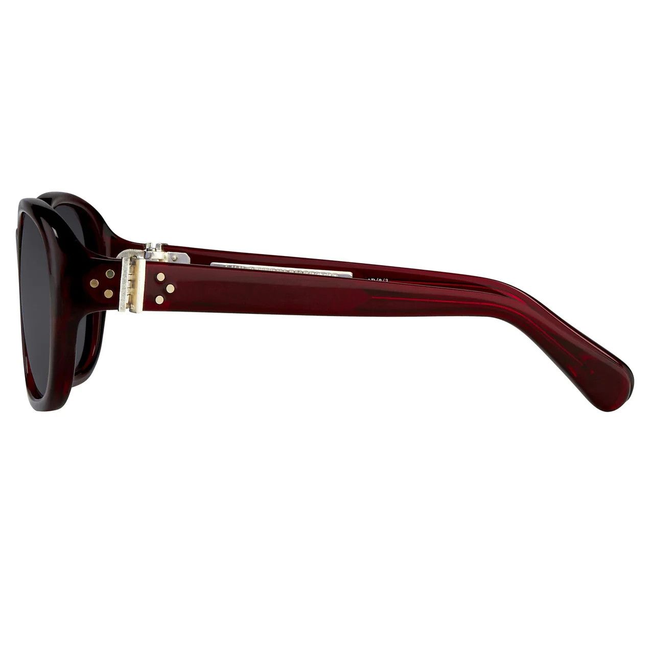 Ann Demeulemeester Ann Demeulemeester Sunglasses Oval Red Silver and Blue Size ONE SIZE - 4 Thumbnail