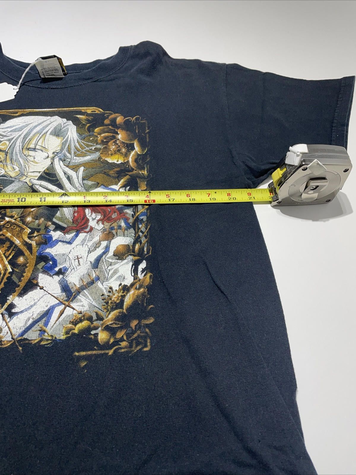 Designer Y2K 2005 Trinity Blood T-shirt Black Large Vintage Anime Size US L / EU 52-54 / 3 - 2 Thumbnail