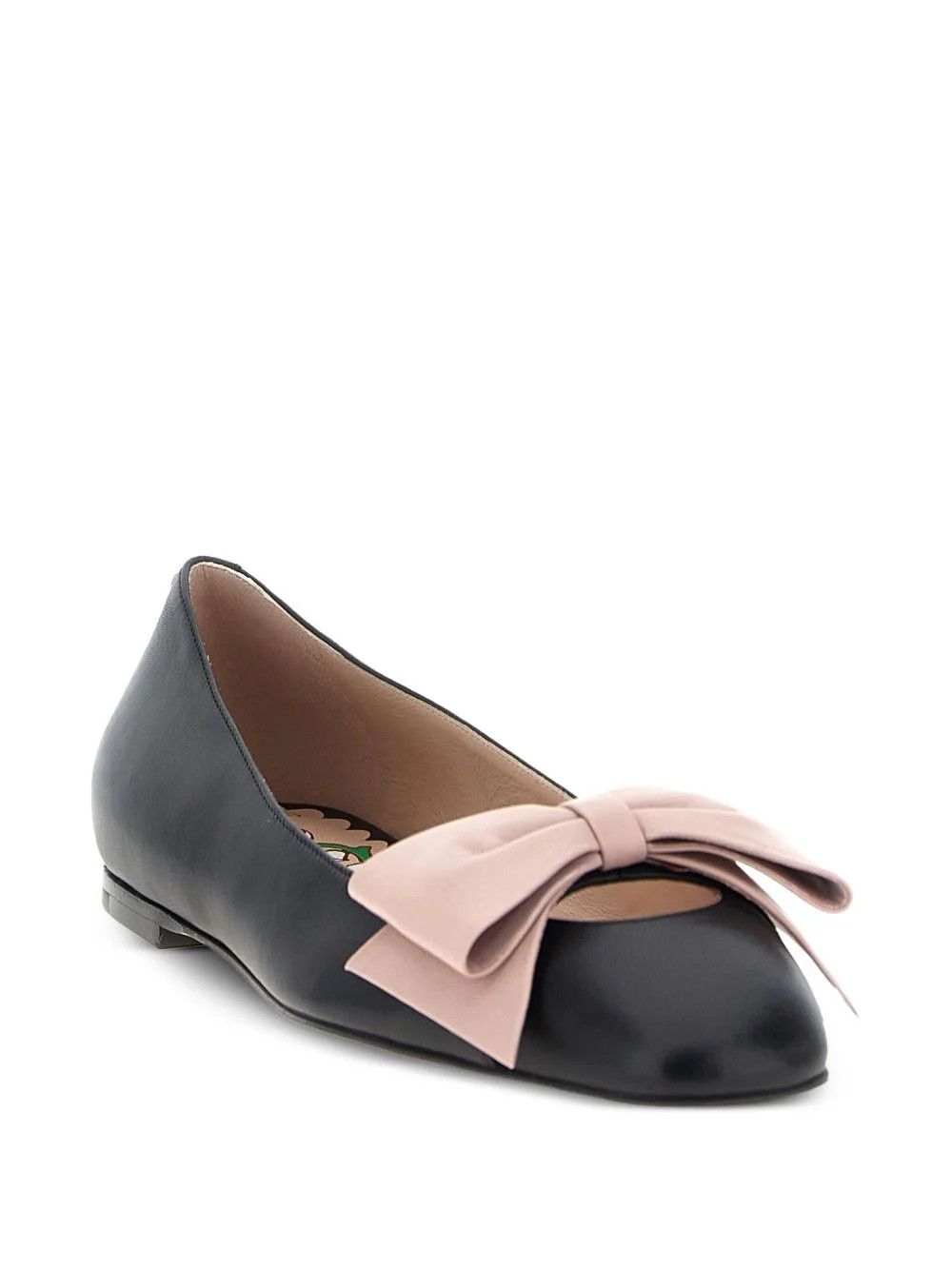 Valentino os11x0126 Bowow Ballet Flats in Black Size US 9 / IT 39 - 2 Thumbnail