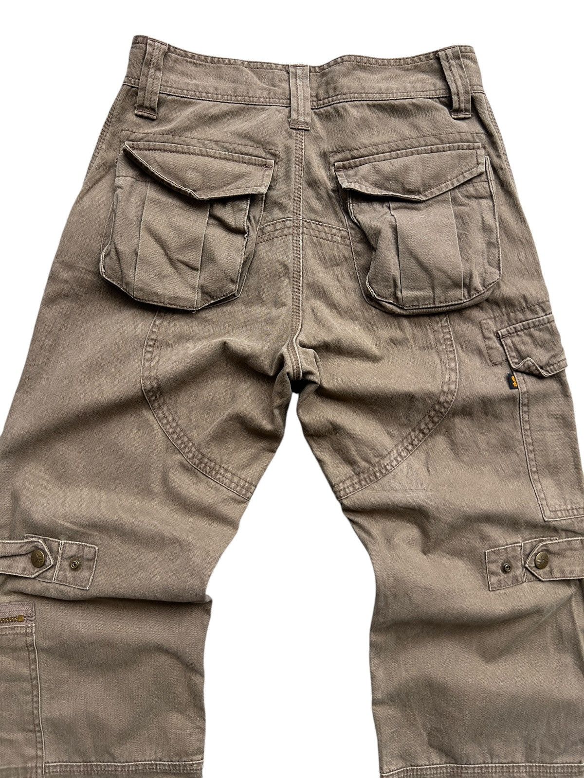 Alpha Industries Alpha Industry Multipocket Tactical Baggy Pants 29x30.5 Size US 29 - 4 Thumbnail